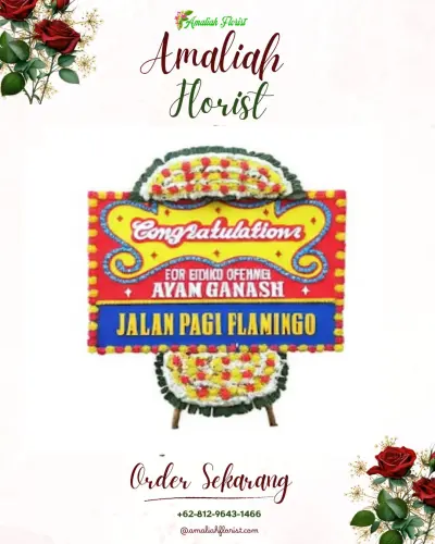 Bunga Papan Congratulation di Banjar Wangi